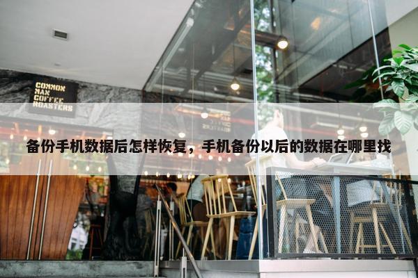 备份手机数据后怎样恢复，手机备份以后的数据在哪里找
