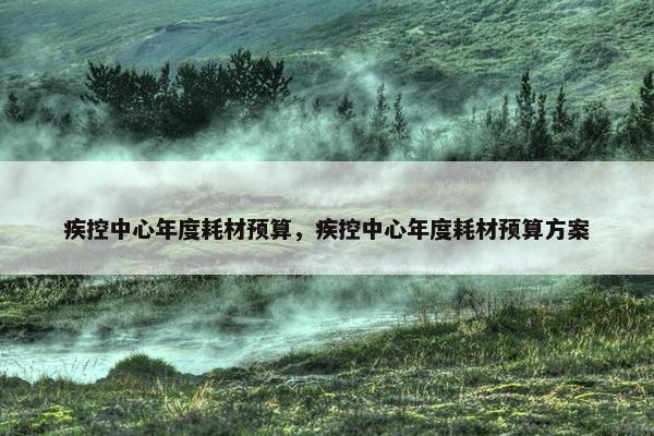 疾控中心年度耗材预算，疾控中心年度耗材预算方案
