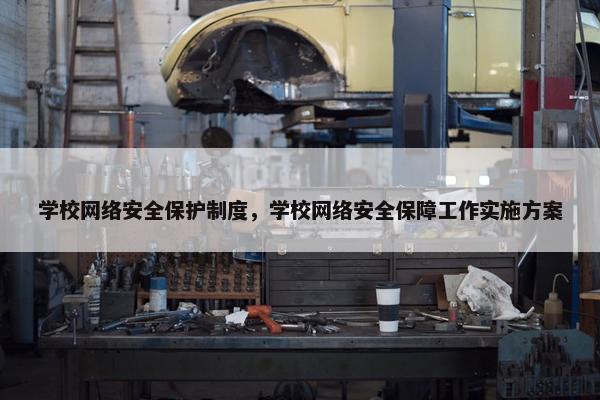 学校网络安全保护制度，学校网络安全保障工作实施方案
