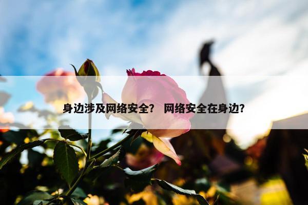 身边涉及网络安全？ 网络安全在身边？