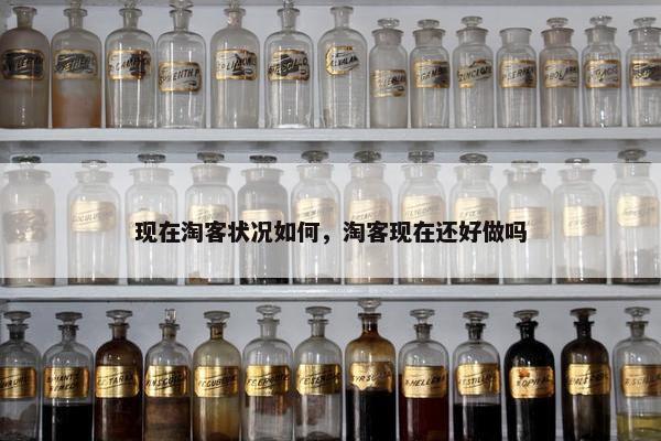 现在淘客状况如何，淘客现在还好做吗