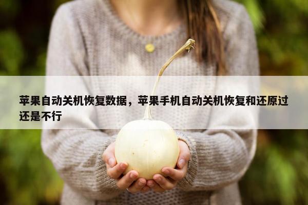苹果自动关机恢复数据，苹果手机自动关机恢复和还原过还是不行