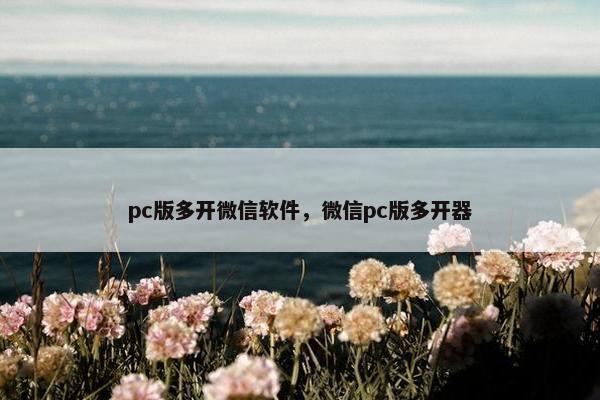 pc版多开微信软件，微信pc版多开器