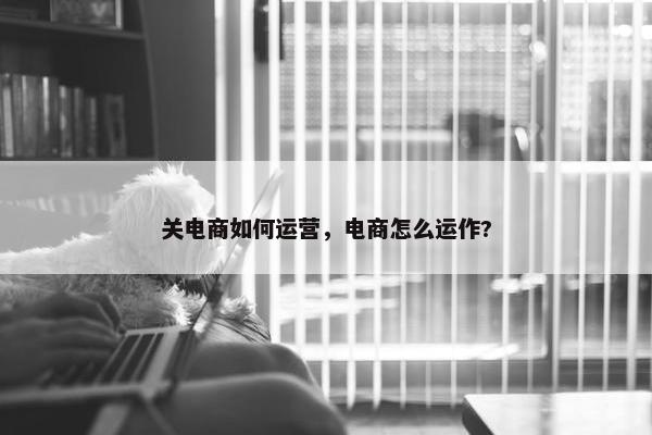 关电商如何运营，电商怎么运作?