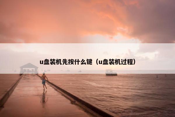 u盘装机先按什么键（u盘装机过程）
