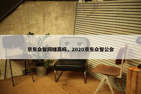 京东众智网赚真吗，2020京东众智公会