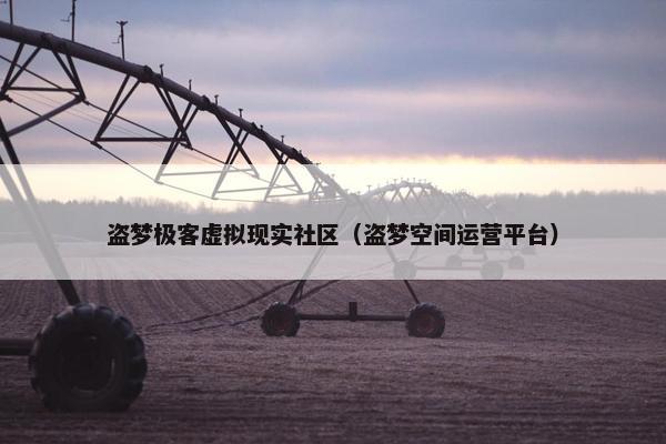 盗梦极客虚拟现实社区（盗梦空间运营平台）