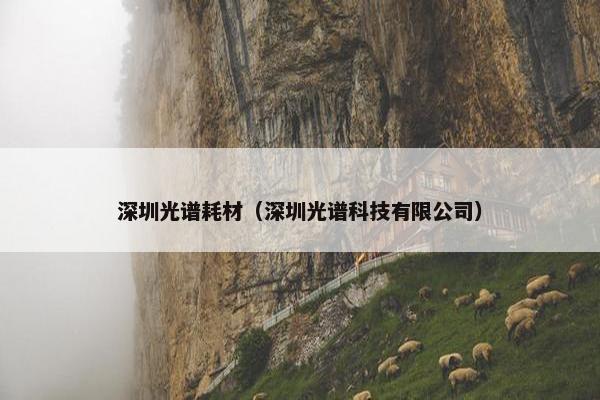 深圳光谱耗材（深圳光谱科技有限公司）
