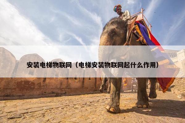 安装电梯物联网（电梯安装物联网起什么作用）
