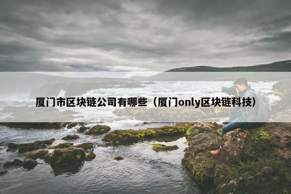 厦门市区块链公司有哪些（厦门only区块链科技）