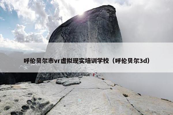 呼伦贝尔市vr虚拟现实培训学校（呼伦贝尔3d）