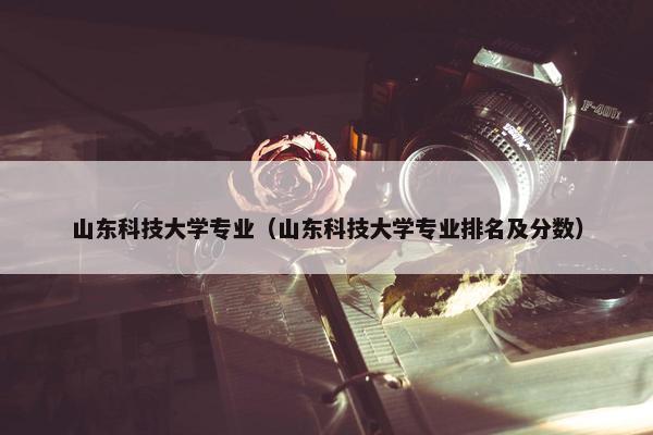 山东科技大学专业（山东科技大学专业排名及分数）
