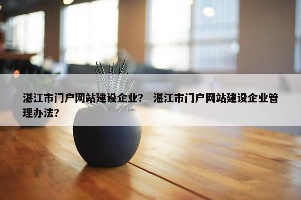 湛江市门户网站建设企业？ 湛江市门户网站建设企业管理办法？