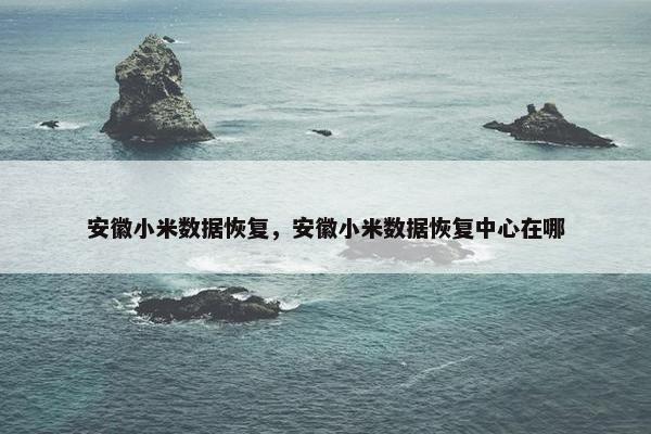 安徽小米数据恢复，安徽小米数据恢复中心在哪