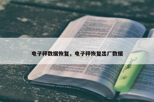 电子秤数据恢复，电子秤恢复出厂数据