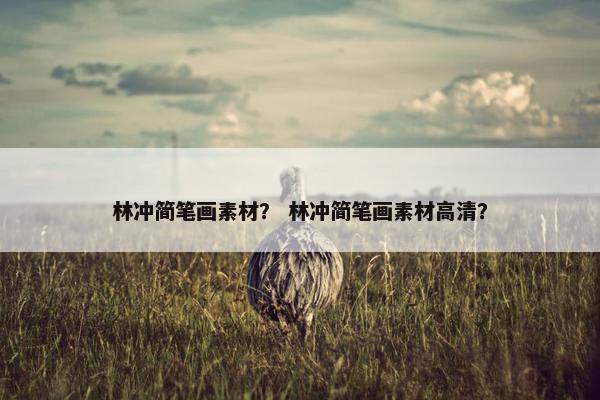 林冲简笔画素材？ 林冲简笔画素材高清？
