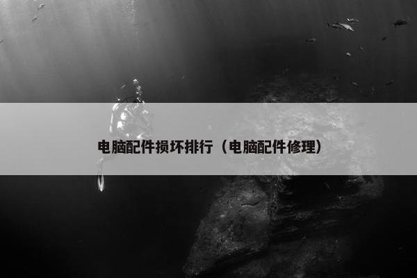 电脑配件损坏排行（电脑配件修理）