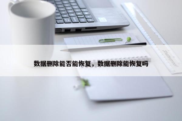 数据删除能否能恢复，数据删除能恢复吗