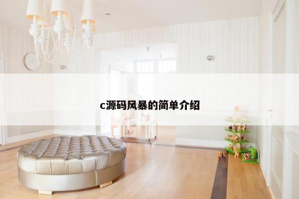 c源码风暴的简单介绍