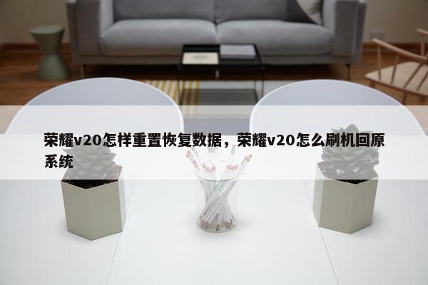 荣耀v20怎样重置恢复数据，荣耀v20怎么刷机回原系统