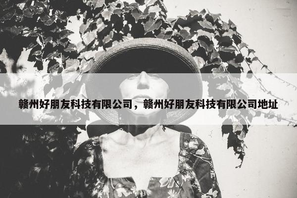 赣州好朋友科技有限公司，赣州好朋友科技有限公司地址