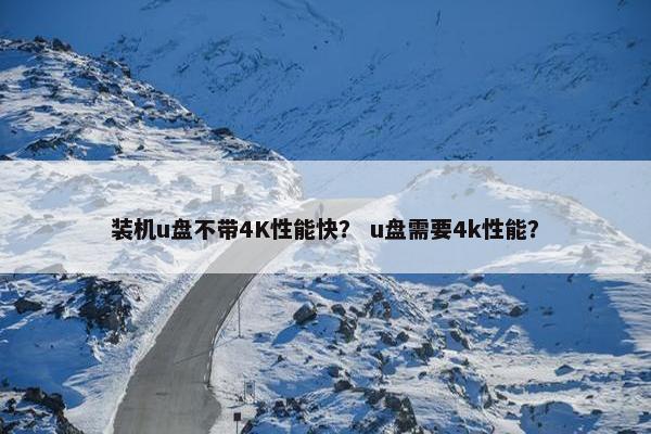 装机u盘不带4K性能快？ u盘需要4k性能？