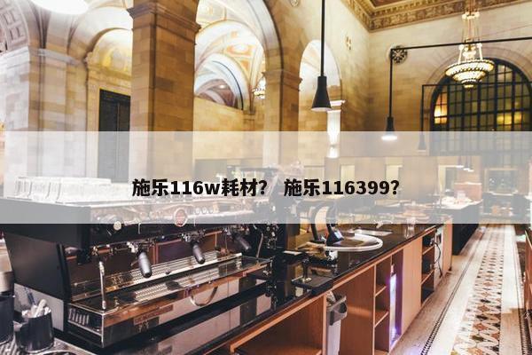 施乐116w耗材？ 施乐116399？