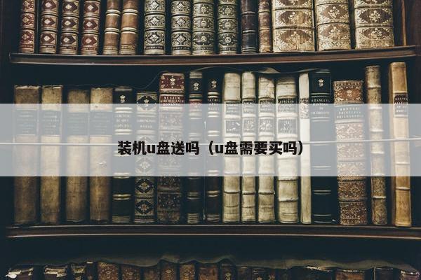 装机u盘送吗（u盘需要买吗）
