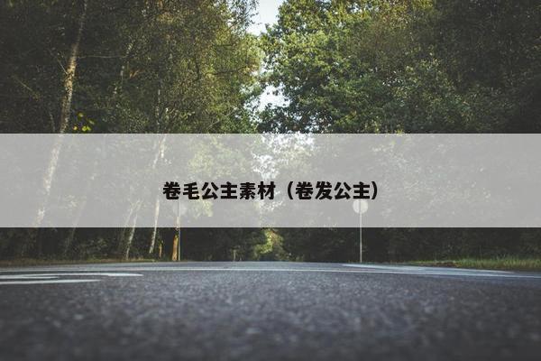 卷毛公主素材（卷发公主）