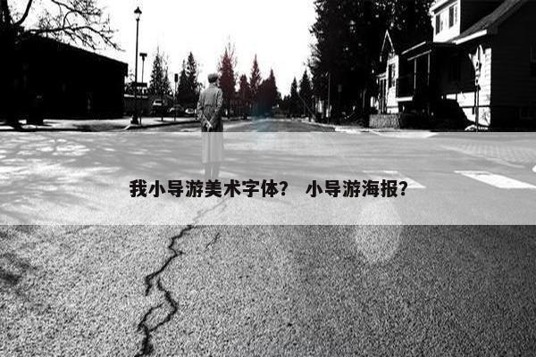 我小导游美术字体？ 小导游海报？