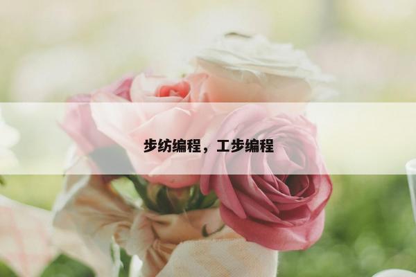 步纺编程，工步编程