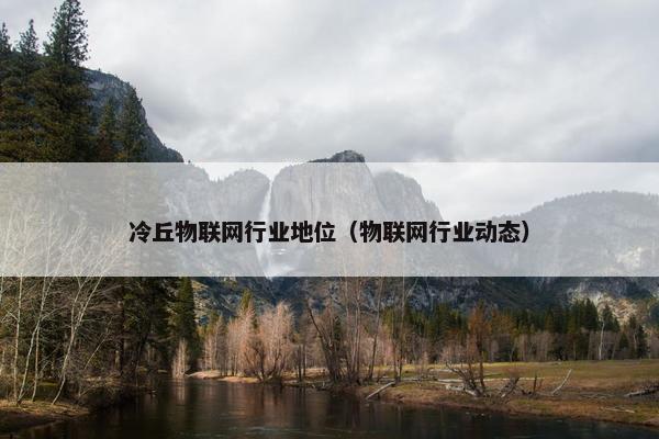 冷丘物联网行业地位（物联网行业动态）