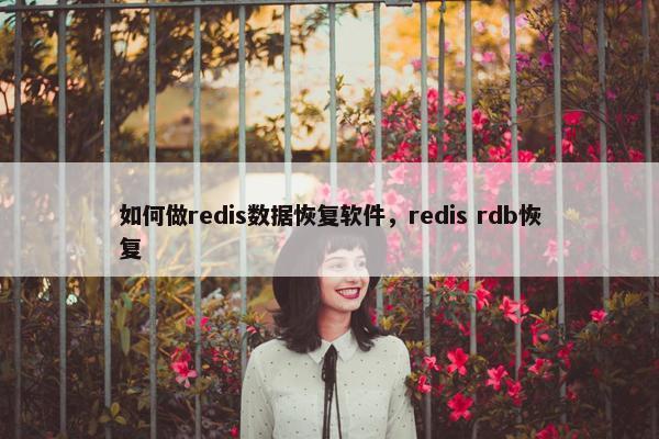 如何做redis数据恢复软件，redis rdb恢复