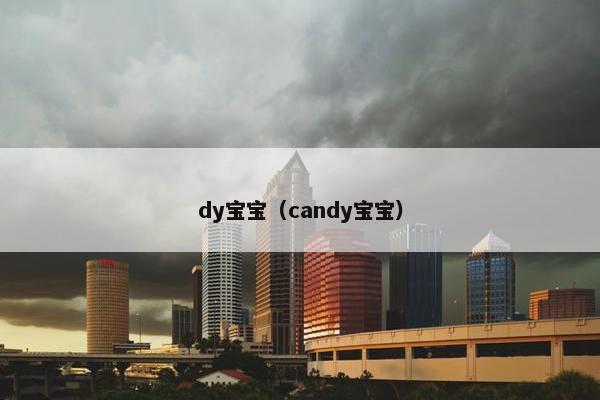 dy宝宝（candy宝宝）