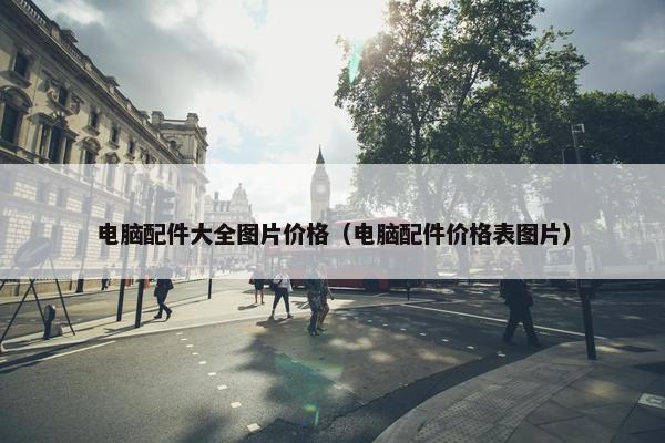 电脑配件大全图片价格（电脑配件价格表图片）