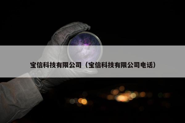 宝信科技有限公司（宝信科技有限公司电话）