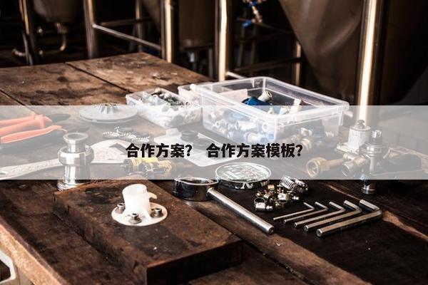 合作方案？ 合作方案模板？