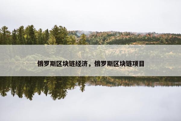 俄罗斯区块链经济，俄罗斯区块链项目