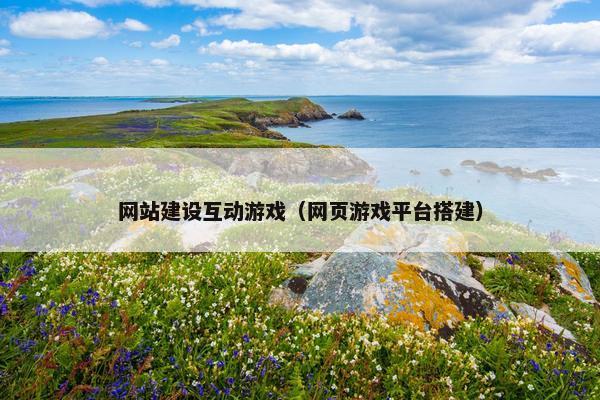 网站建设互动游戏（网页游戏平台搭建）