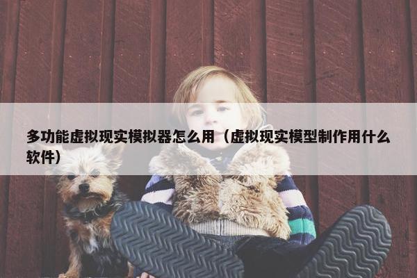 多功能虚拟现实模拟器怎么用（虚拟现实模型制作用什么软件）