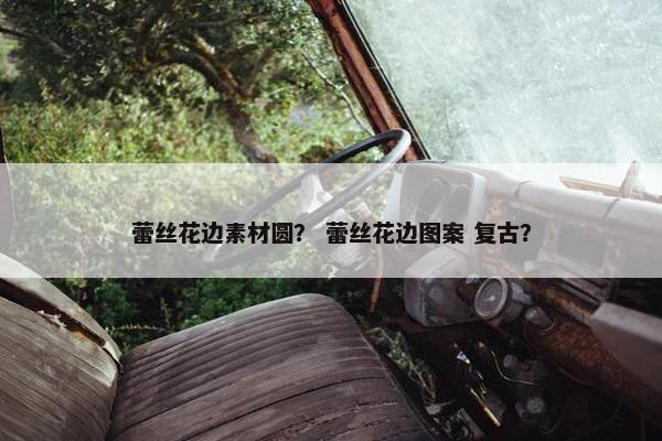 蕾丝花边素材圆？ 蕾丝花边图案 复古？