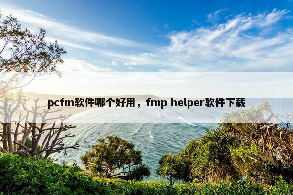 pcfm软件哪个好用，fmp helper软件下载