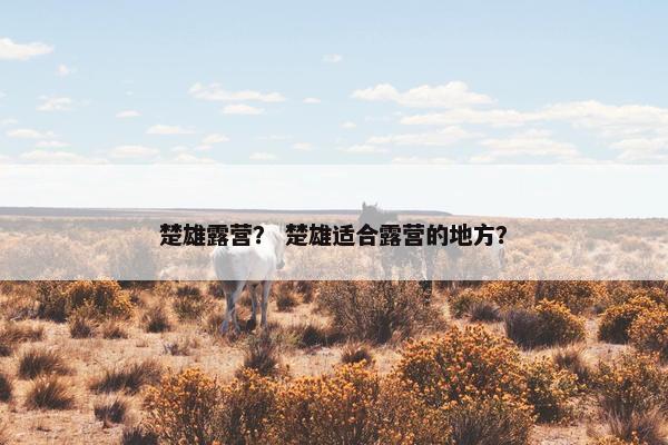 楚雄露营？ 楚雄适合露营的地方？