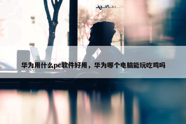 华为用什么pc软件好用，华为哪个电脑能玩吃鸡吗
