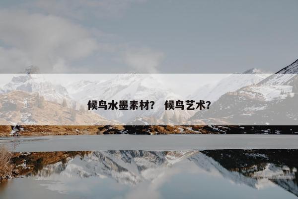 候鸟水墨素材？ 候鸟艺术？
