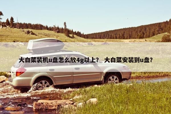 大白菜装机u盘怎么放4g以上？ 大白菜安装到u盘？