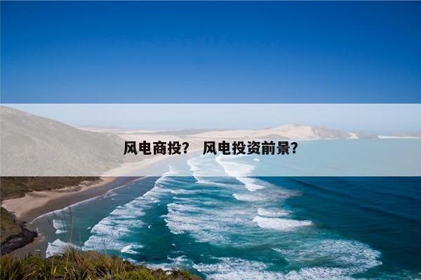 风电商投？ 风电投资前景？