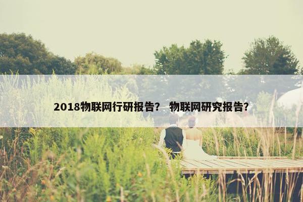 2018物联网行研报告？ 物联网研究报告？