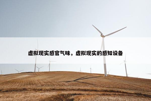 虚拟现实感官气味，虚拟现实的感知设备