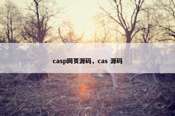 casp网页源码，cas 源码